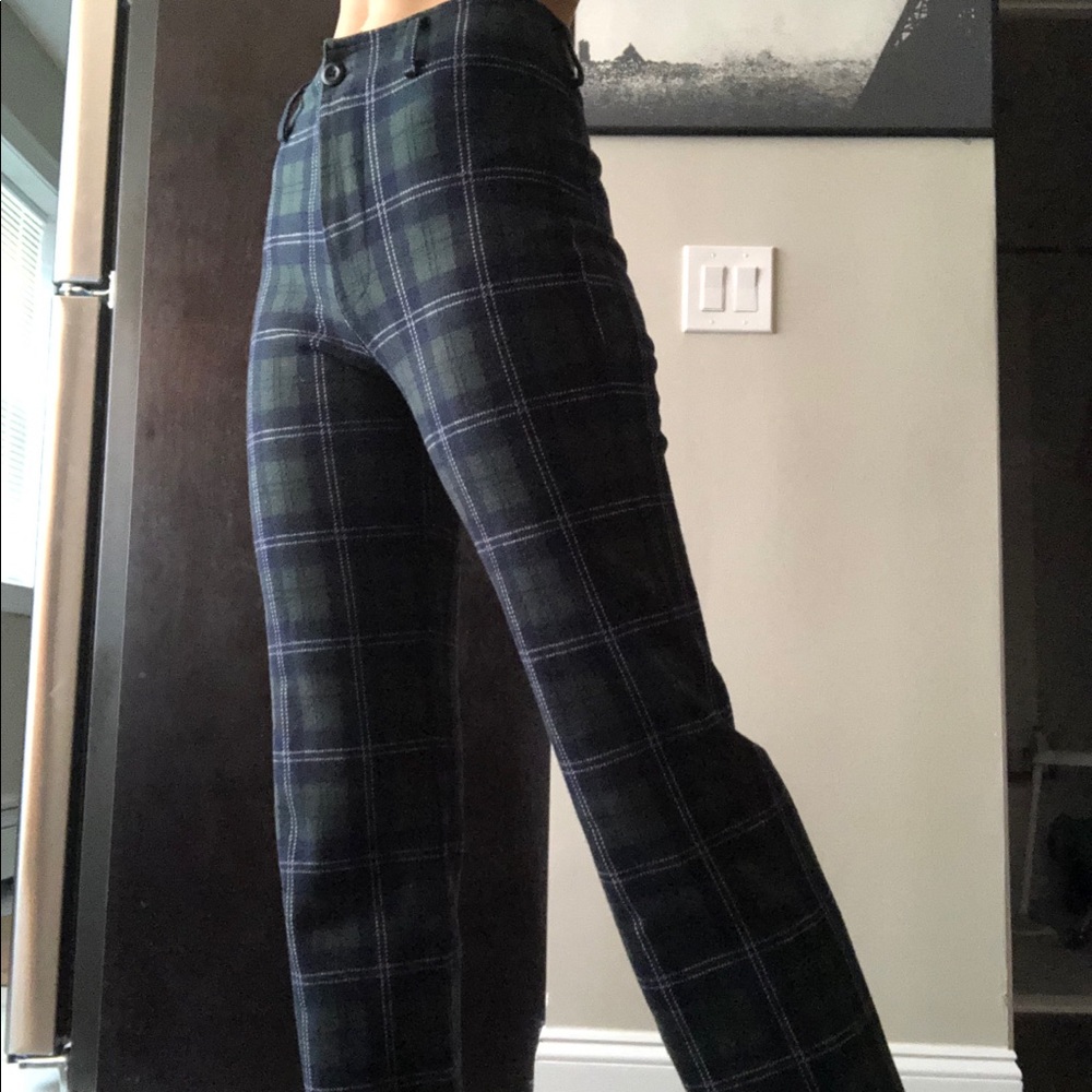SOLD - Brandy Melville plaid plants